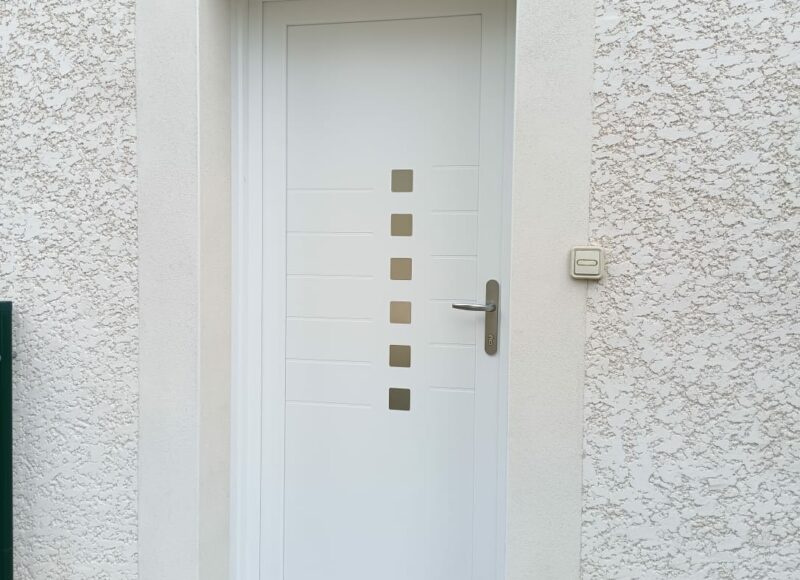 Porte Entrée Pvc Bazin St Georges de Commiers Grenoble